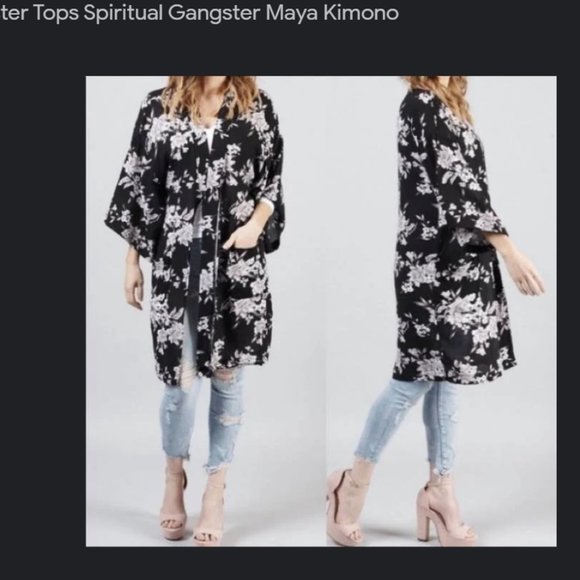 Spiritual Gangster Maya Kimono - Picture 1 of 3